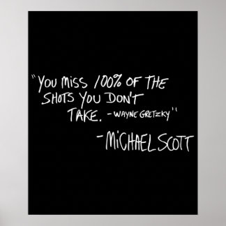 U Miss 100 van de schoenen die u niet gebruikt Poster