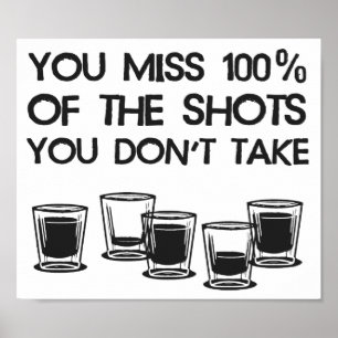 U Miss 100% van de schoenen die u niet gebruikt Poster