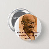 U moet de veranderingsButton zijn Ronde Button 5,7 Cm (Voorkant /achterkant)