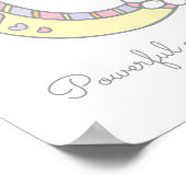 U monogram kunst Ulrika meisjes naam poster (Hoek)