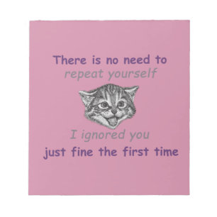 U negeren notitieblok