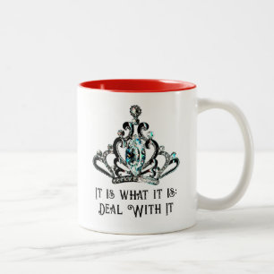 U Noemt Me MAJESTEIT Tweekleurige Koffiemok