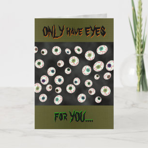 U Pick Kleur/ Drijvende Oogbal Snoep  Kaart