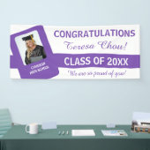 U-Pick Schoolkleuren met Paarse UPSC Spandoek (Beurs)