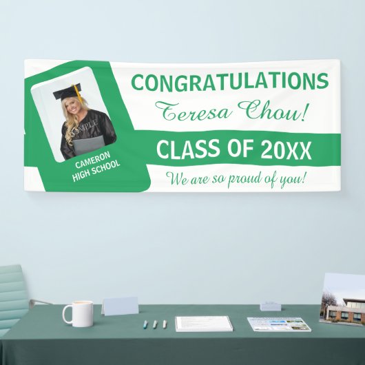 U-Pick Schoolkleuren w/Groen UPSC Spandoek (Beurs)