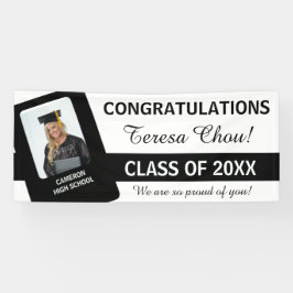 U-Pick Schoolkleuren w/Zwart UPSC Spandoek