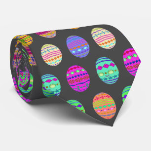 U-plukkleur/ Bedazled paaseieren met roesteenkleur Stropdas