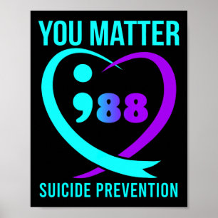 U Probleem 988 Zelfmoordpreventie Awarheid Poster