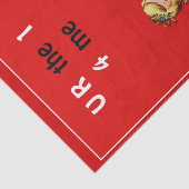 U R de 14-me-Valentijnsdag  Tissuepapier (Detail)