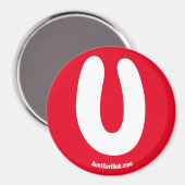 U Red Refkoelkast Magnet Magneet (Voorkant / Achterkant)