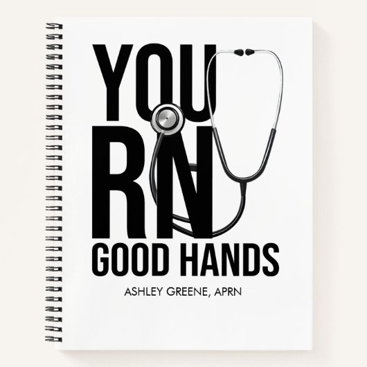 U RN Good Hands Notitieboek (Voorkant)