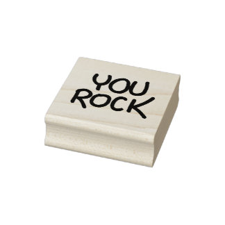 U Rock Recognition Positive Piedere studenten Rubberstempel