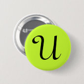 U RONDE BUTTON 5,7 CM (Voorkant /achterkant)