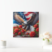 U.S.A. 250th Anniversary Commemorative Vierkante Klok (Huis)