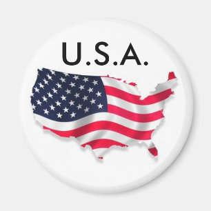 U.S.A. Aimant de réfrigérateur