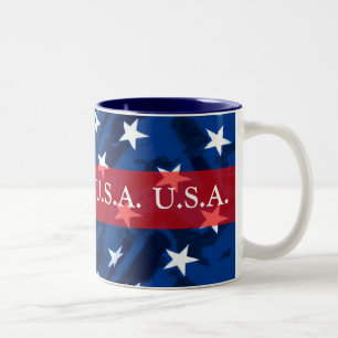 U.S.A. Patriotic Coffee Mok
