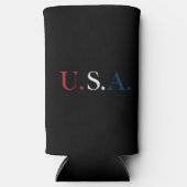 U.S.A. rood wit en blauw belettering ontwerp (Voorkant)