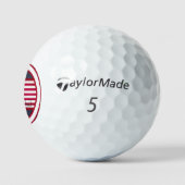 U.S.A. Taylor heeft TP5 gemaakt Golfballen (Logo)