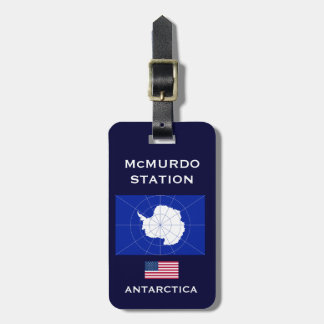 U.S. - Bagagelabel McMurdo Antartic Station