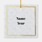 U.S. Border Patrol Agent met Binocles Ornament (Achterkant)