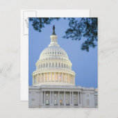 U.S. Capitol bij schemering, Washington D.C. (Dist Briefkaart (Voorkant / Achterkant)
