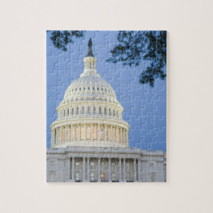 U.S. Capitol bij schemering, Washington D.C. (Dist Legpuzzel