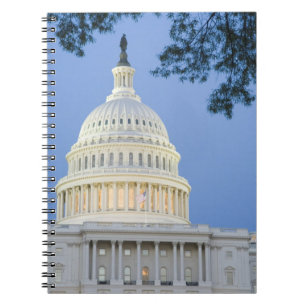 U.S. Capitol bij schemering, Washington D.C. (Dist Notitieboek