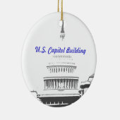U.S. Capitol Dome, Washington D.C. Keramisch Ornament (Rechts)