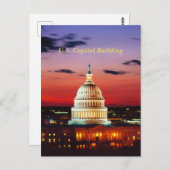 U.S. Capitol, Washington D.C. Briefkaart (Voorkant / Achterkant)