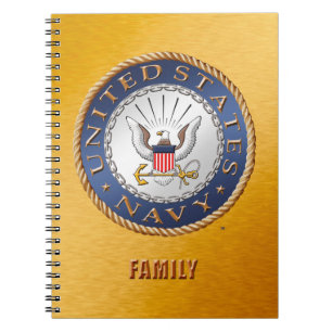 U.S. Carnet de photo de spirale de famille de