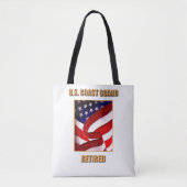 U.S. Coast Guard All-over-Print Canvas tas, medium Draagtas (Voorkant)
