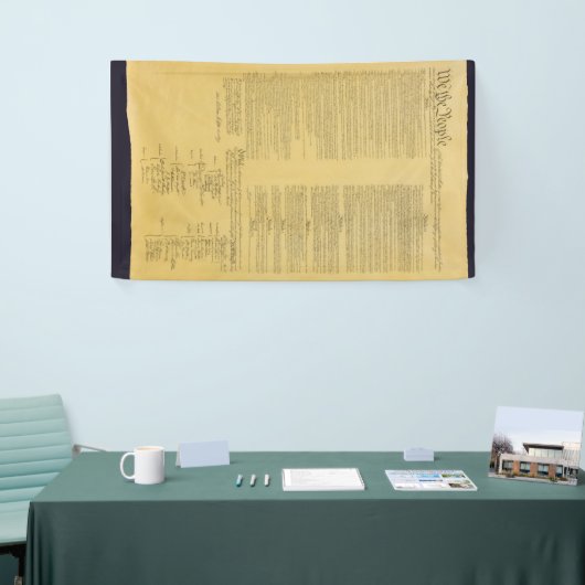 U.S. Constitution banner (Beurs)
