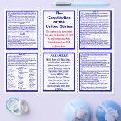 U.S. Constitutionele Pocket Pamphlet / Bladwijzer Flyer (Enkel)