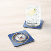 U.S. Dessous de verre en plastique durs de marine (Côté Droit)