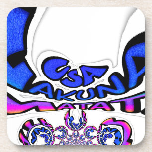 U.S. Een prachtig design van verbluffende tekstcit Bier Onderzetter