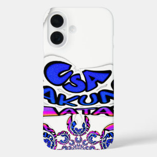 U.S. Een prachtig design van verbluffende tekstcit iPhone 16 Hoesje