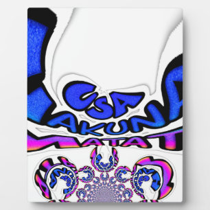 U.S. Een prachtig design van verbluffende tekstcit Fotoplaat