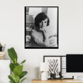 U.S. First Lady Jacqueline Kennedy Portrait Poster (Thuiskantoor)