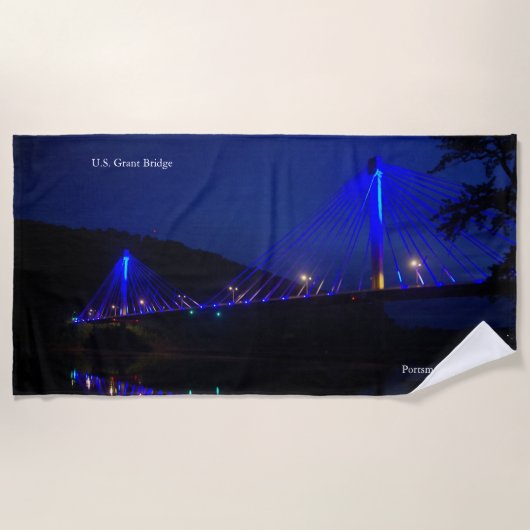 U.S. Grant Bridge serviette de plage (Devant)