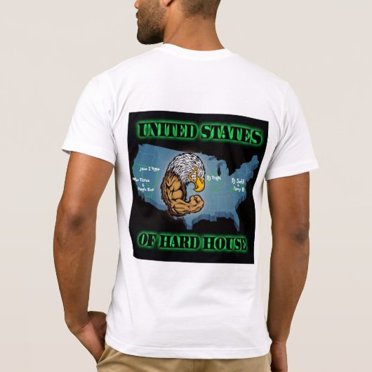 U S Hard House T-shirt (Achterkant)