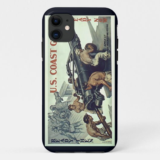 U.S. Kustwacht ~ Klaar dan ~ Klaar nu Case-Mate iPhone Case (Achterkant)