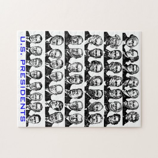 U.S. Les Présidents Puzzle (Horizontal)