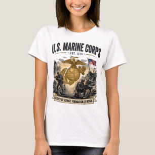 U.S. Marine Corps Legacy of Service Vrouwen T-shirt
