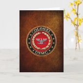 U.S. Marine: Kolonel (USMC [3D] Col.) Kaart (Gele Bloem)