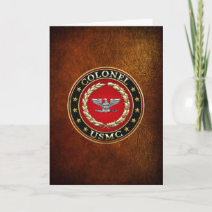 U.S. Marine: Kolonel (USMC [3D] Col.) Kaart