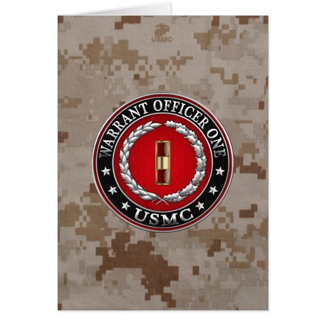 U.S. Marines : Adjudant un (usmc WO-1) [3D] (Devant)