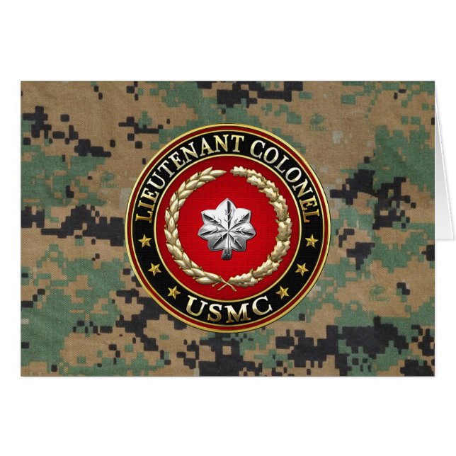 U.S. Marines : Lieutenant-colonel (USMC LtCol) [3D (Devant horizontal)