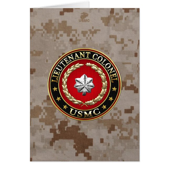 U.S. Marines: Luitenant-kolonel (USMC LtCol) [3D] (Voorkant)