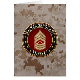 U.S. Mariniers: Master Sergeant (USMC MSgt) [3D]