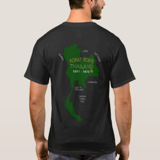 U S. Militaire Thailand veteranen Korat RTAFB T-shirt